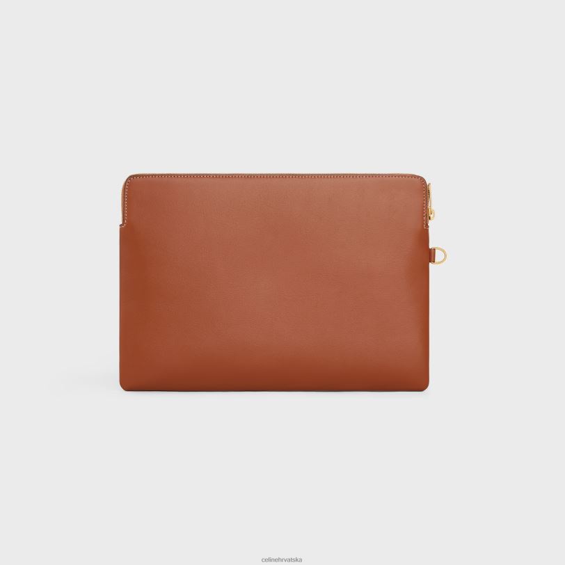 CELINE žene mala torbica s remenom cuir triomphe od glatke teleće kože 3WED6402 pribor preplanuli ten