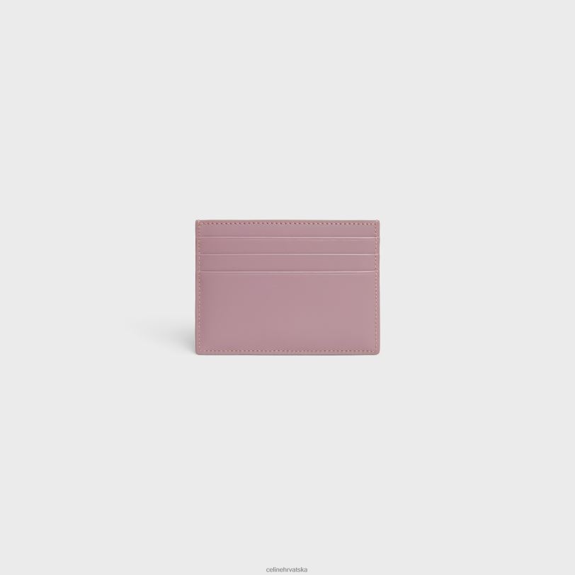 CELINE žene triomphe držač kartice od sjajne teleće kože 3WED6488 pribor latica