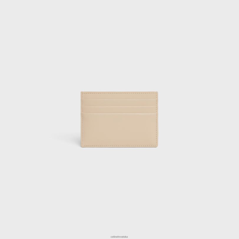 CELINE žene triomphe držač kartice od sjajne teleće kože 3WED6489 pribor gola