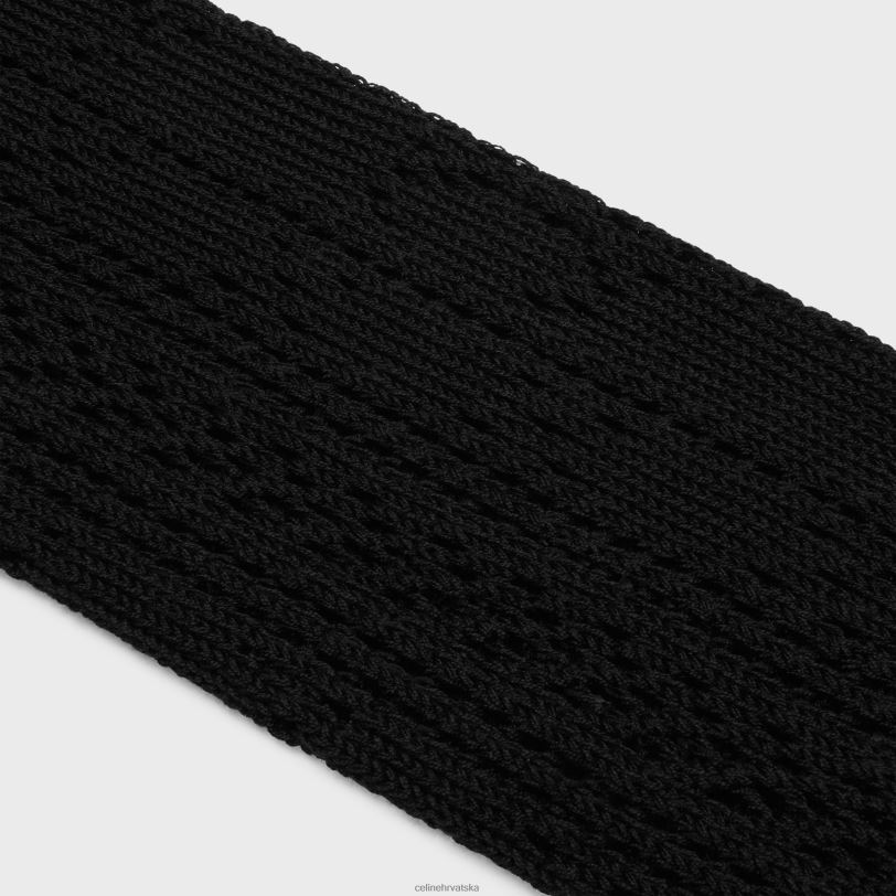 CELINE žene duge čarape od pamučnog vrha 3WED61230 pribor crno