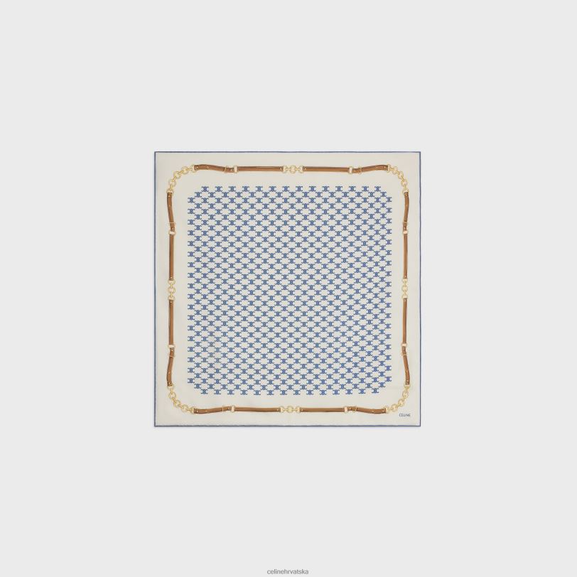 CELINE žene heritage bandana od svilenog kepera 3WED61217 pribor traper