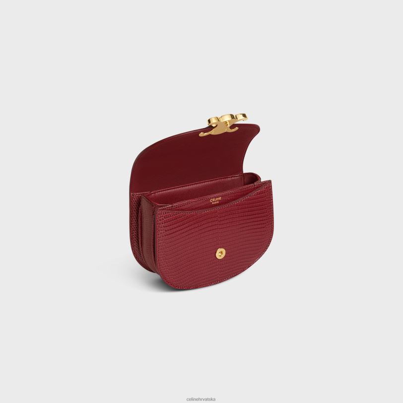 CELINE žene mini lanac besace clea u gušteru 3WED6312 pribor rubin