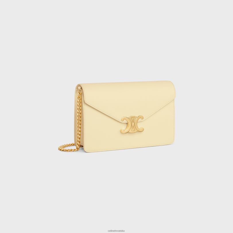 CELINE žene novčanik na lancu margo od sjajne teleće kože 3WED6355 pribor sunčeva svjetlost