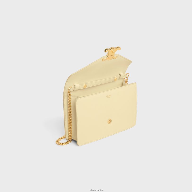 CELINE žene novčanik na lancu margo od sjajne teleće kože 3WED6355 pribor sunčeva svjetlost