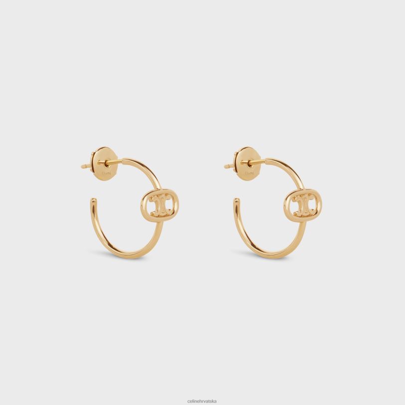CELINE žene maillon triomphe hoops in 3WED61385 pribor žuto zlato