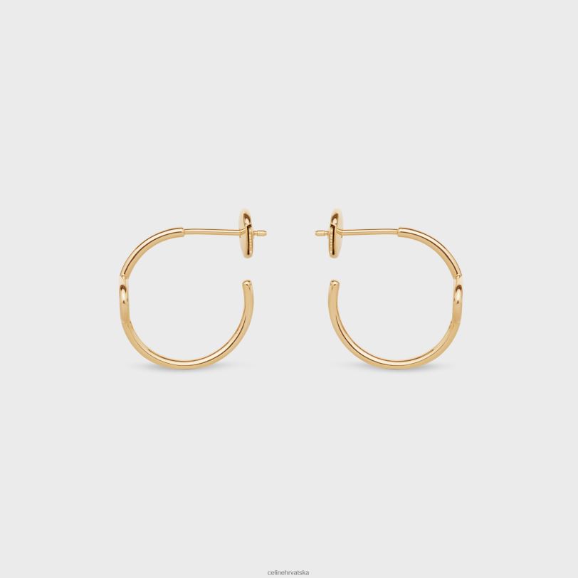 CELINE žene maillon triomphe hoops in 3WED61385 pribor žuto zlato