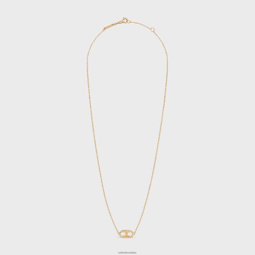 CELINE žene maillon triomphe ogrlica u 3WED61383 pribor žuto zlato