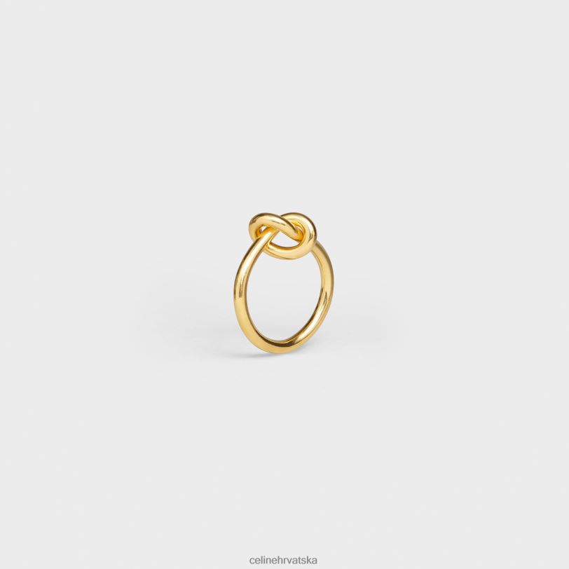 CELINE žene prsten za čvorove od mesinga sa završnom obradom 3WED61375 pribor zlato