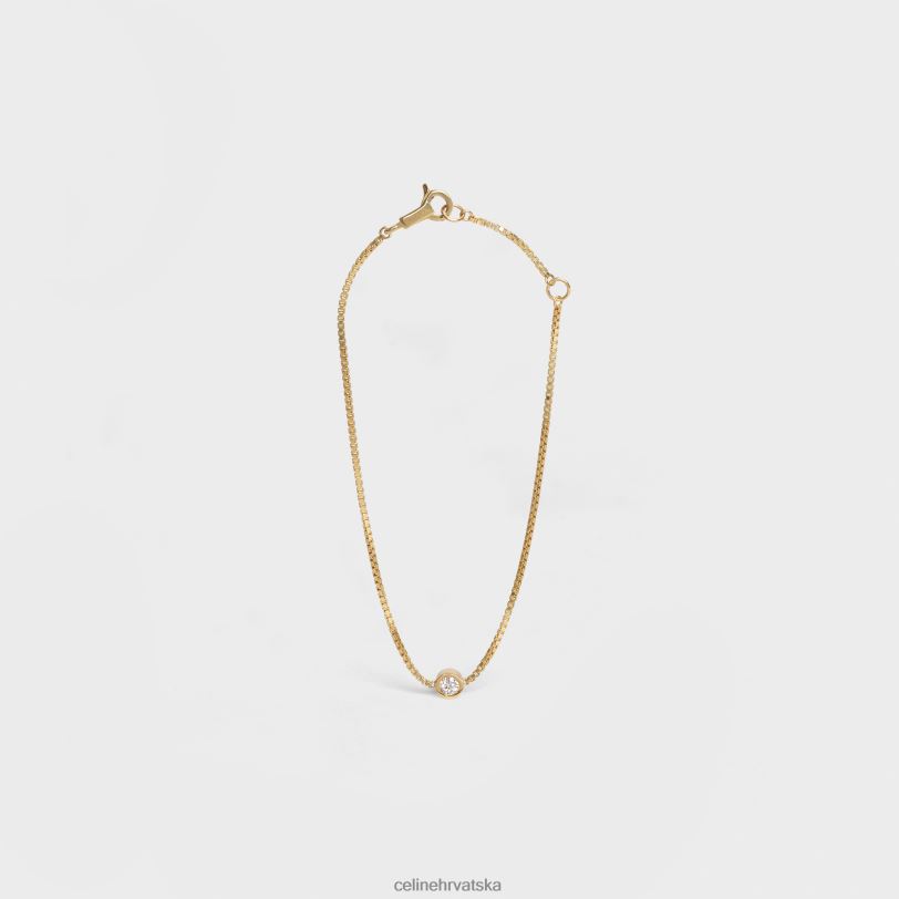 CELINE žene sentimentalna briljantna narukvica u dijamantu 3WED61401 pribor žuto zlato & bijelo