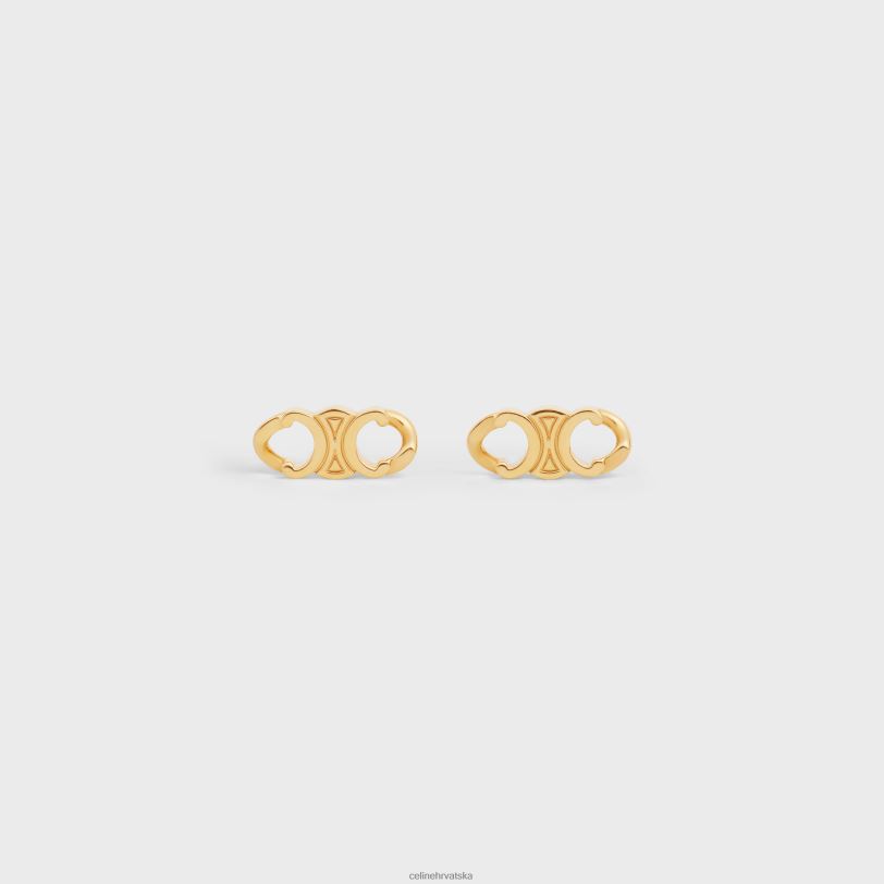 CELINE žene triomphe gourmette zakovice od mesinga sa završnom obradom 3WED61312 pribor zlato