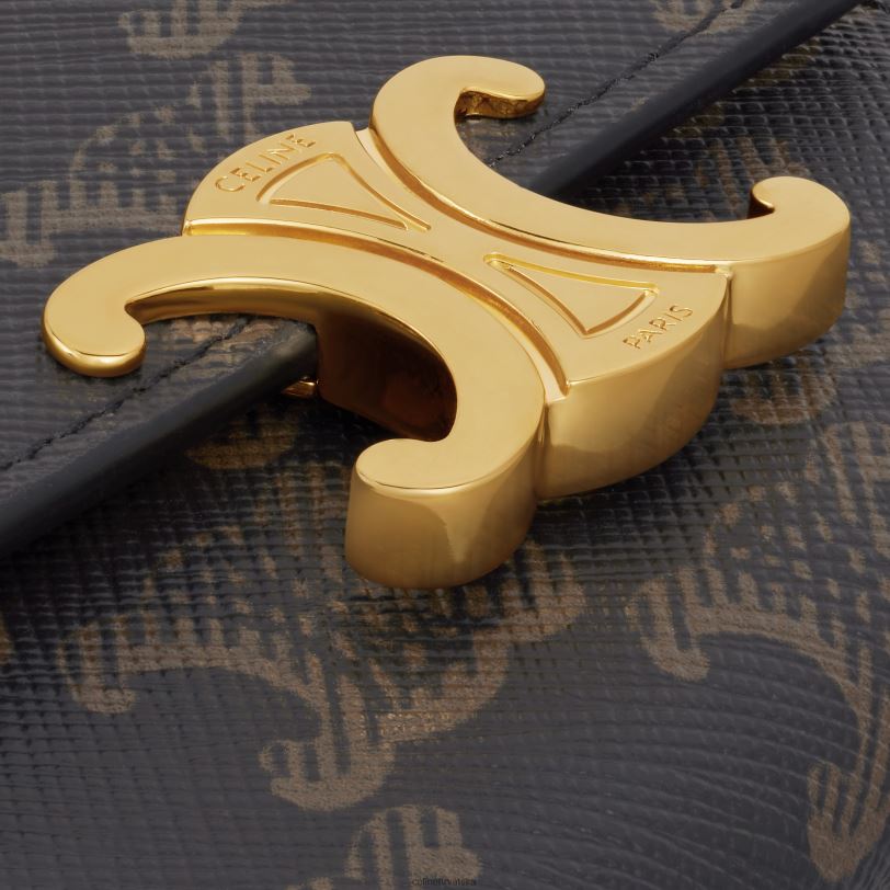 CELINE žene kompaktni novčanik s novčićima triomphe u triomphe platnu 3WED6465 pribor preplanuli ten