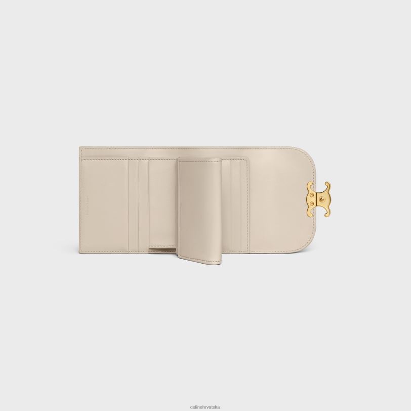 CELINE žene mali novčanik triomphe od sjajne teleće kože 3WED6415 pribor svijetli kamen
