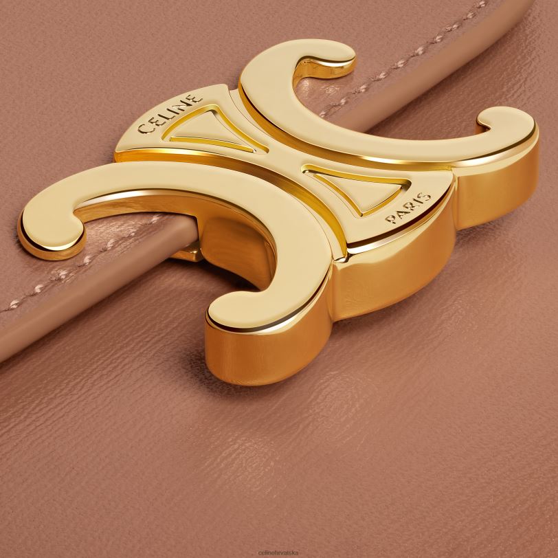 CELINE žene mali novčanik triomphe od sjajne teleće kože 3WED6460 pribor bronca