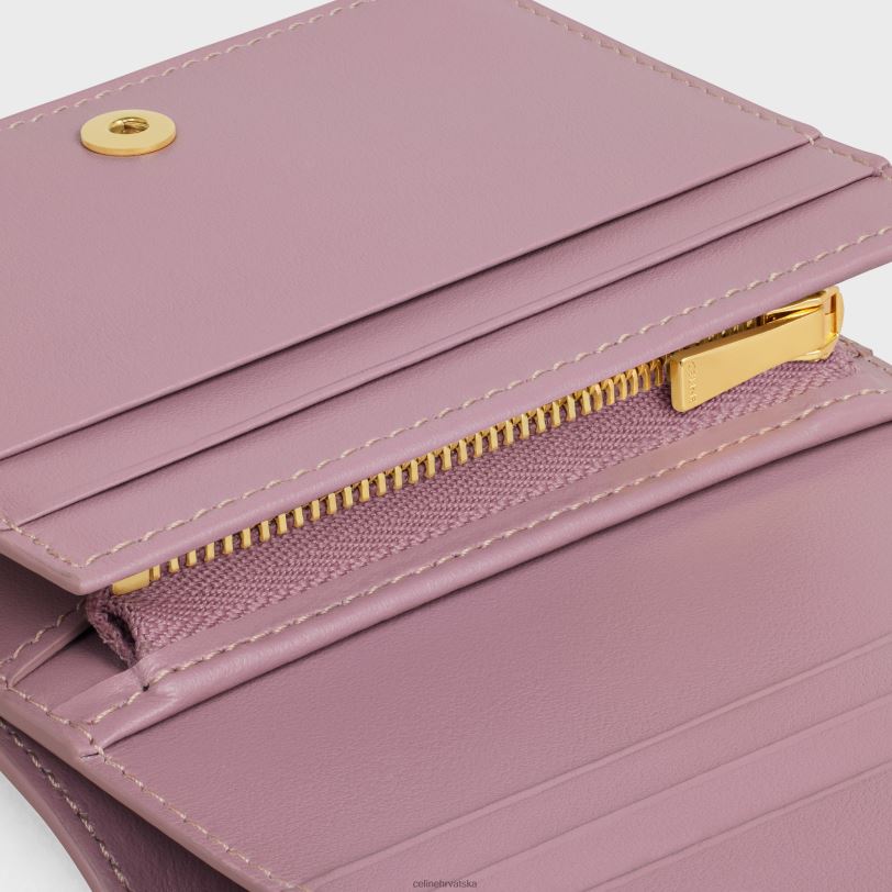 CELINE žene triomphe kompaktni novčanik od sjajne teleće kože 3WED6448 pribor latica