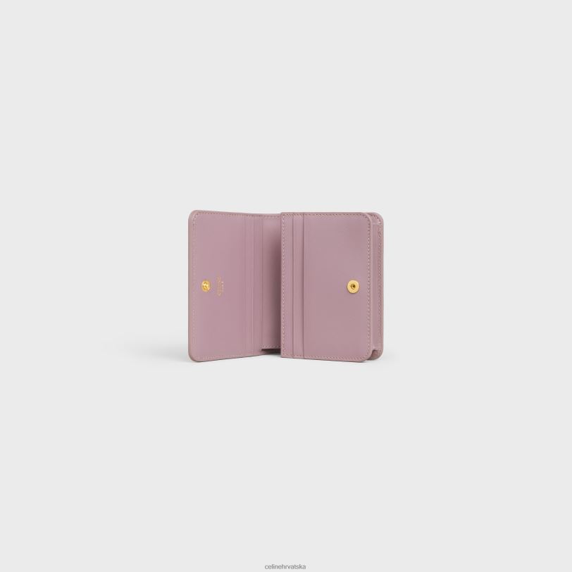 CELINE žene triomphe kompaktni novčanik od sjajne teleće kože 3WED6448 pribor latica