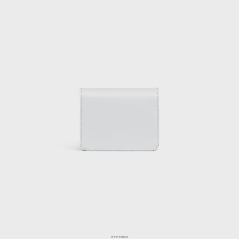 CELINE žene triomphe kompaktni novčanik od sjajne teleće kože 3WED6450 pribor mjesec