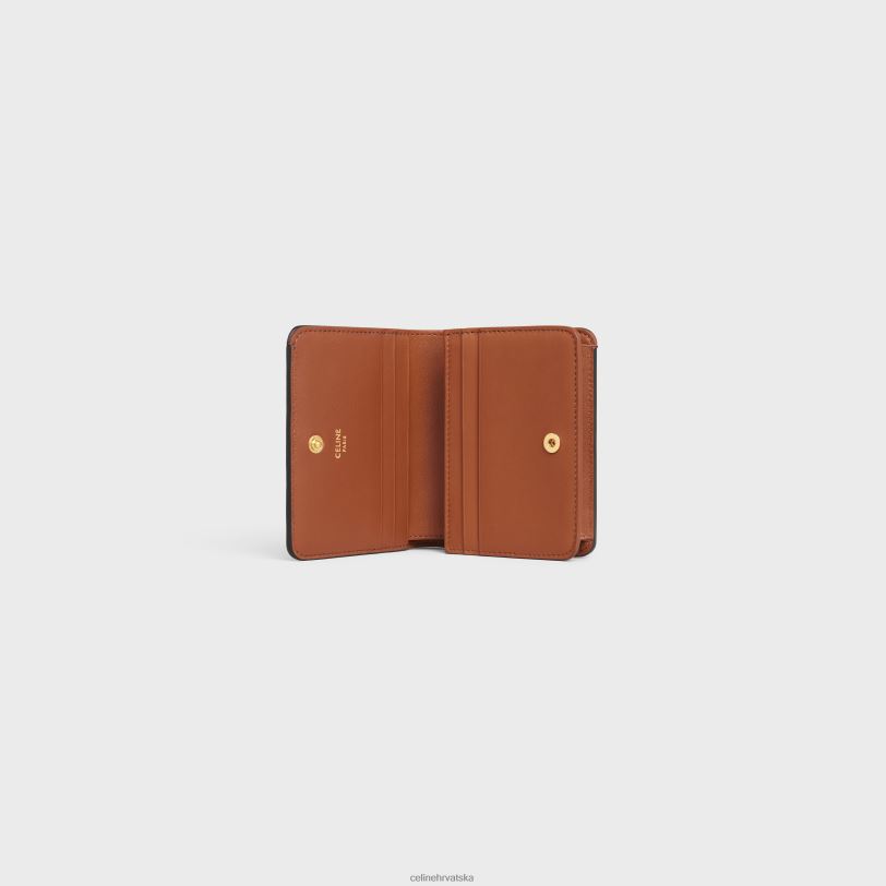 CELINE žene triomphe kompaktni novčanik od triomphe platna 3WED6447 pribor preplanuli ten