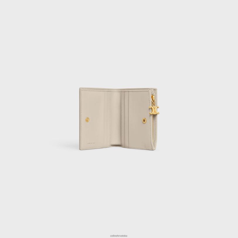 CELINE žene triomphe kompaktni novčanik triomphe charms od sjajne teleće kože 3WED6421 pribor svijetli kamen