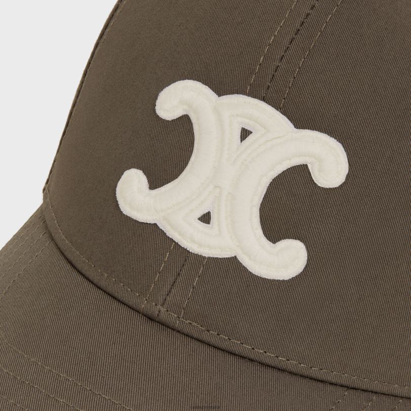 CELINE žene triomphe bejzbol kapa od pamuka 3WED61158 pribor tamnosmeđa