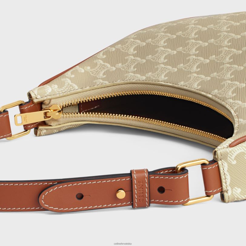 CELINE žene ava torba od triomphe platna i teleće kože 3WED6159 pribor grege