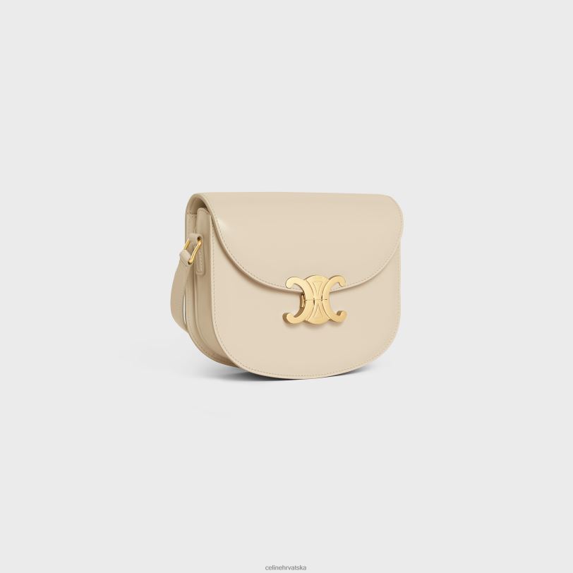 CELINE žene besace clea u sjajnoj telećoj koži 3WED6174 pribor pampa