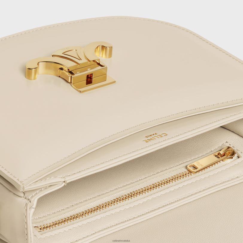 CELINE žene besace clea u sjajnoj telećoj koži 3WED6174 pribor pampa