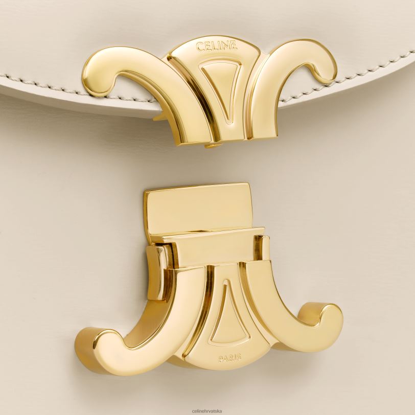 CELINE žene besace clea u sjajnoj telećoj koži 3WED6174 pribor pampa