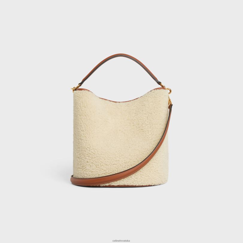 CELINE žene bucket 16 vreća u šišanju 3WED6147 pribor prirodan/tan