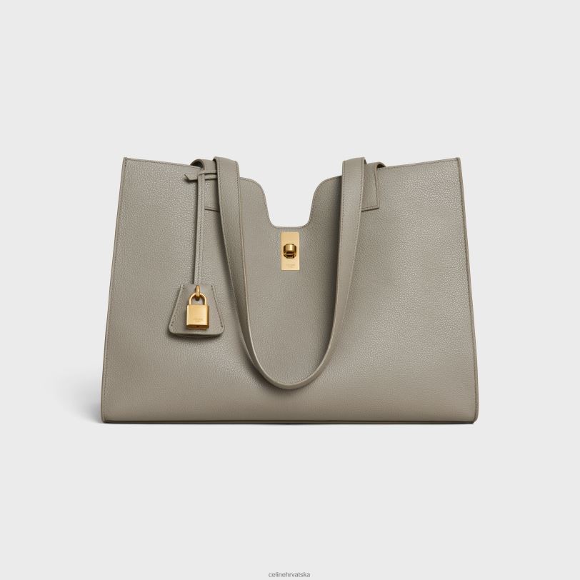 CELINE žene cabas 16 od gipke zrnaste teleće kože 3WED6149 pribor kamenčić