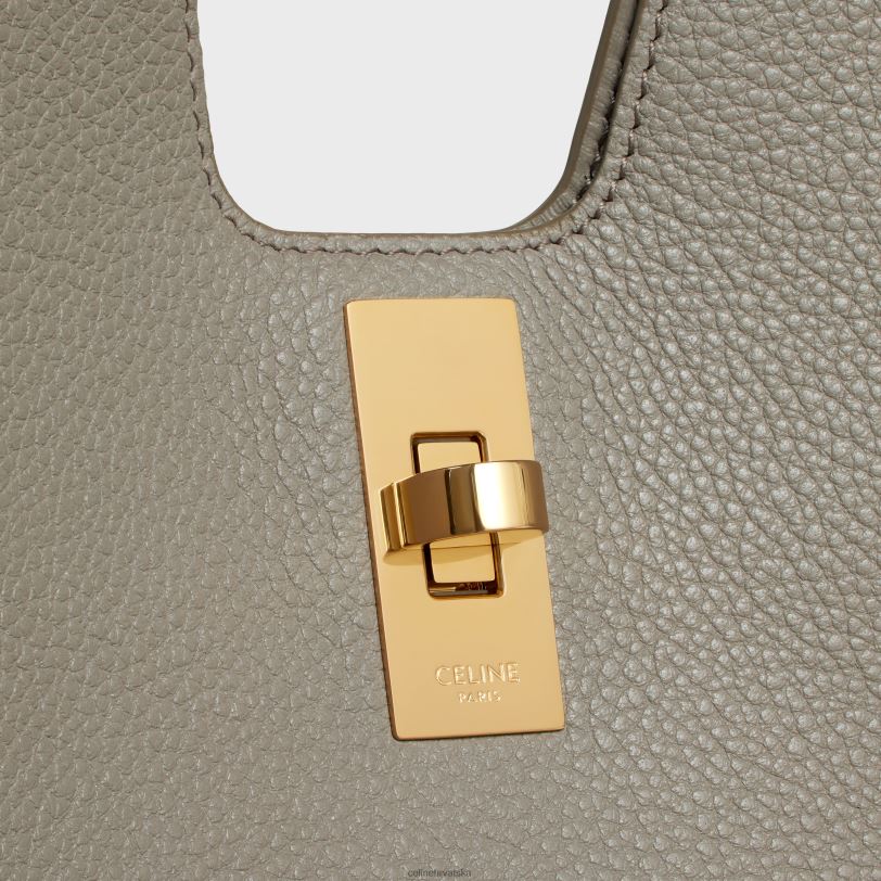 CELINE žene cabas 16 od gipke zrnaste teleće kože 3WED6149 pribor kamenčić