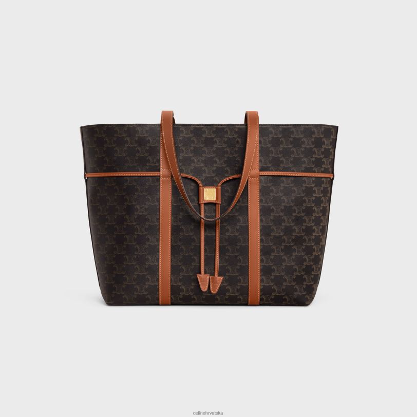 CELINE žene cabas vezica od triomphe platna i teleće kože 3WED6235 pribor preplanuli ten