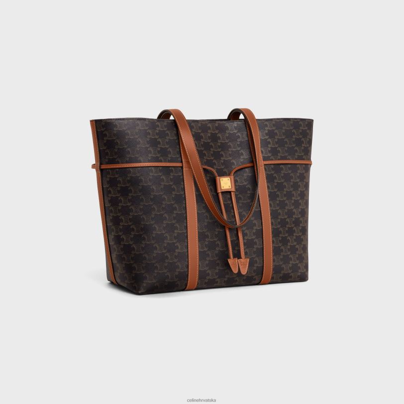 CELINE žene cabas vezica od triomphe platna i teleće kože 3WED6235 pribor preplanuli ten