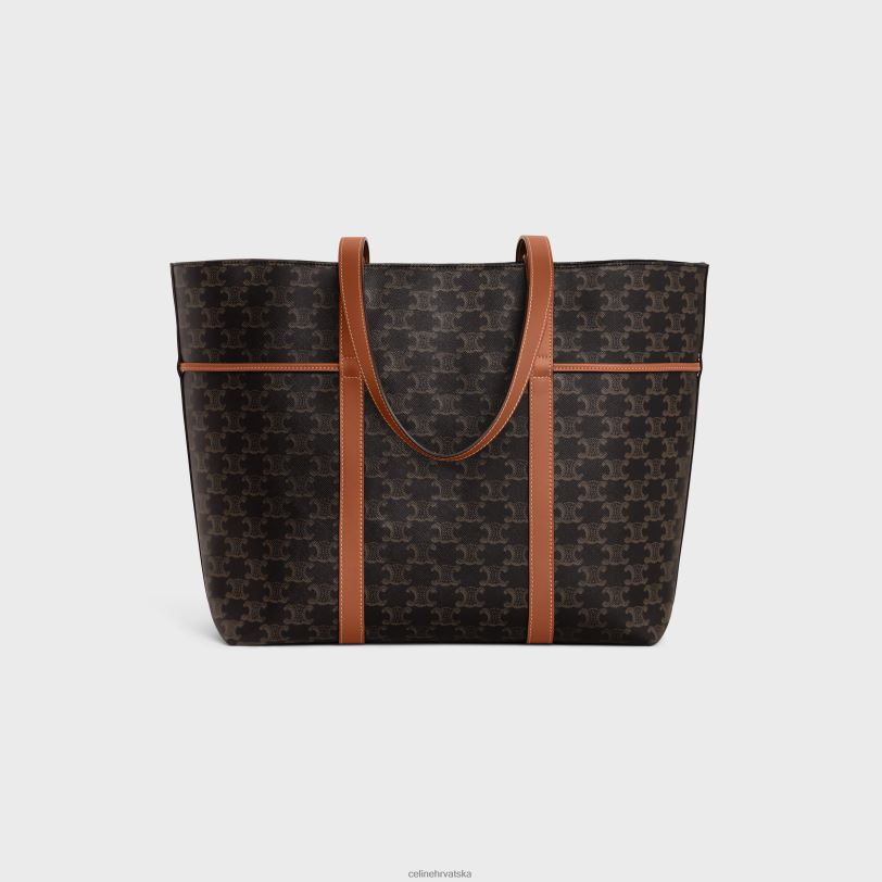 CELINE žene cabas vezica od triomphe platna i teleće kože 3WED6235 pribor preplanuli ten