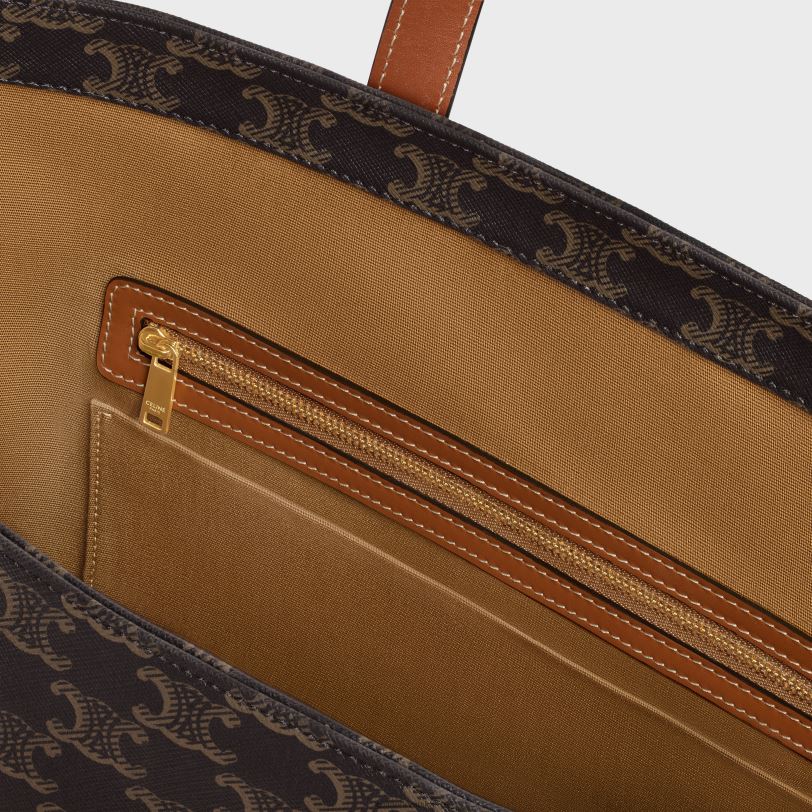 CELINE žene cabas vezica od triomphe platna i teleće kože 3WED6235 pribor preplanuli ten