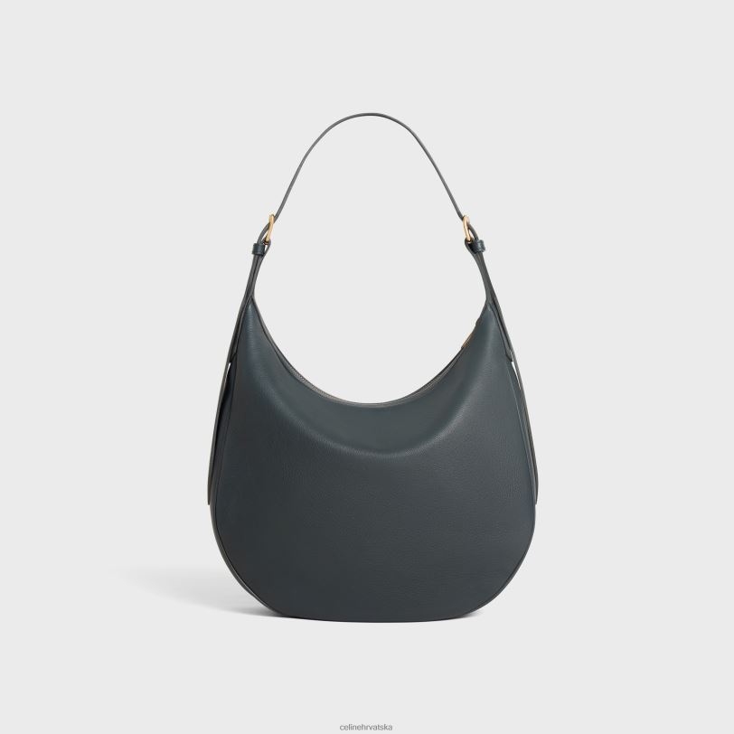 CELINE žene heloise cuir triomphe torba od mekane teleće kože 3WED6194 pribor škriljasto siva