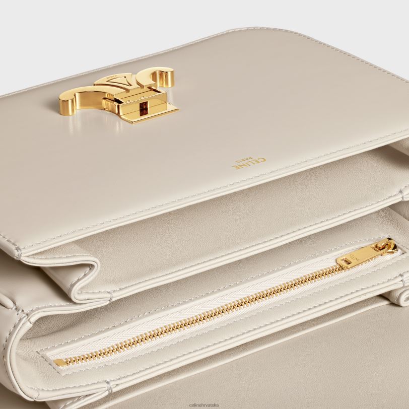 CELINE žene klasična triomphe torba od sjajne teleće kože 3WED644 pribor svijetli kamen