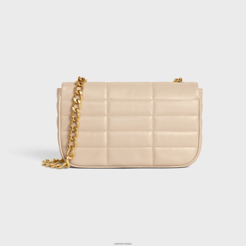 CELINE žene lančana torba za rame matelasse jednobojna od prošivene kozje kože 3WED6281 pribor gola