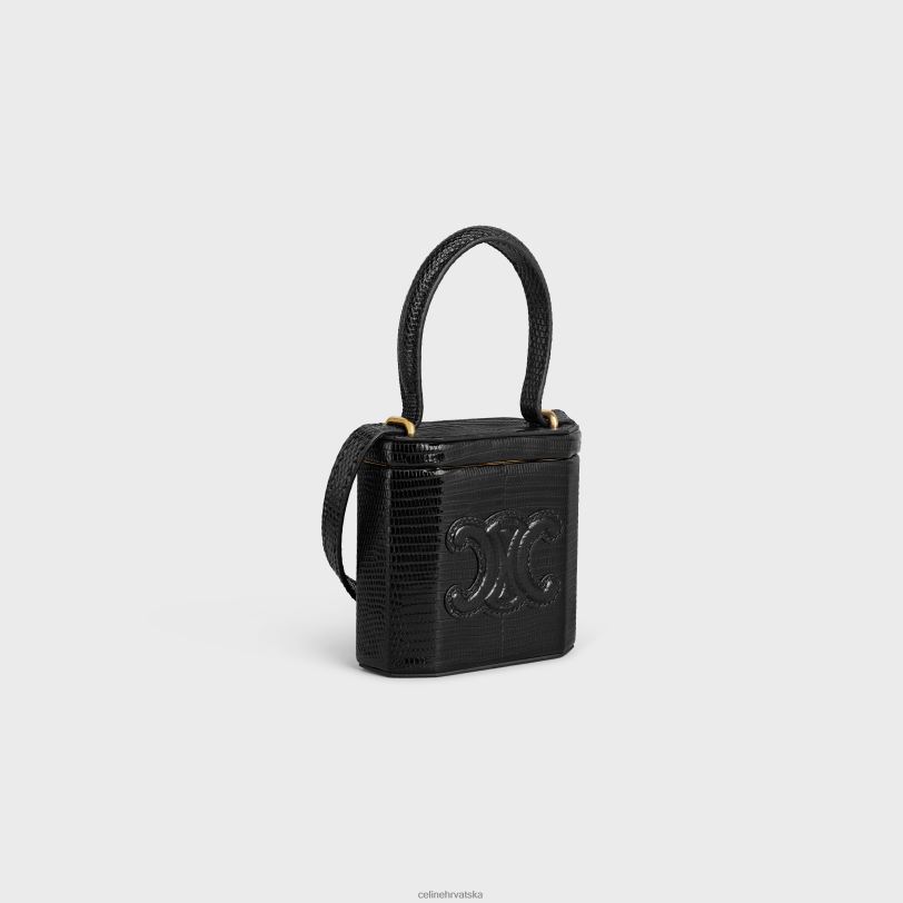 CELINE žene lock bag cuir triomphe u gušteru 3WED6213 pribor crno