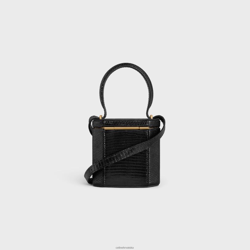 CELINE žene lock bag cuir triomphe u gušteru 3WED6213 pribor crno