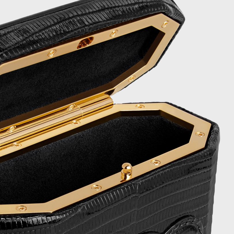 CELINE žene lock bag cuir triomphe u gušteru 3WED6213 pribor crno