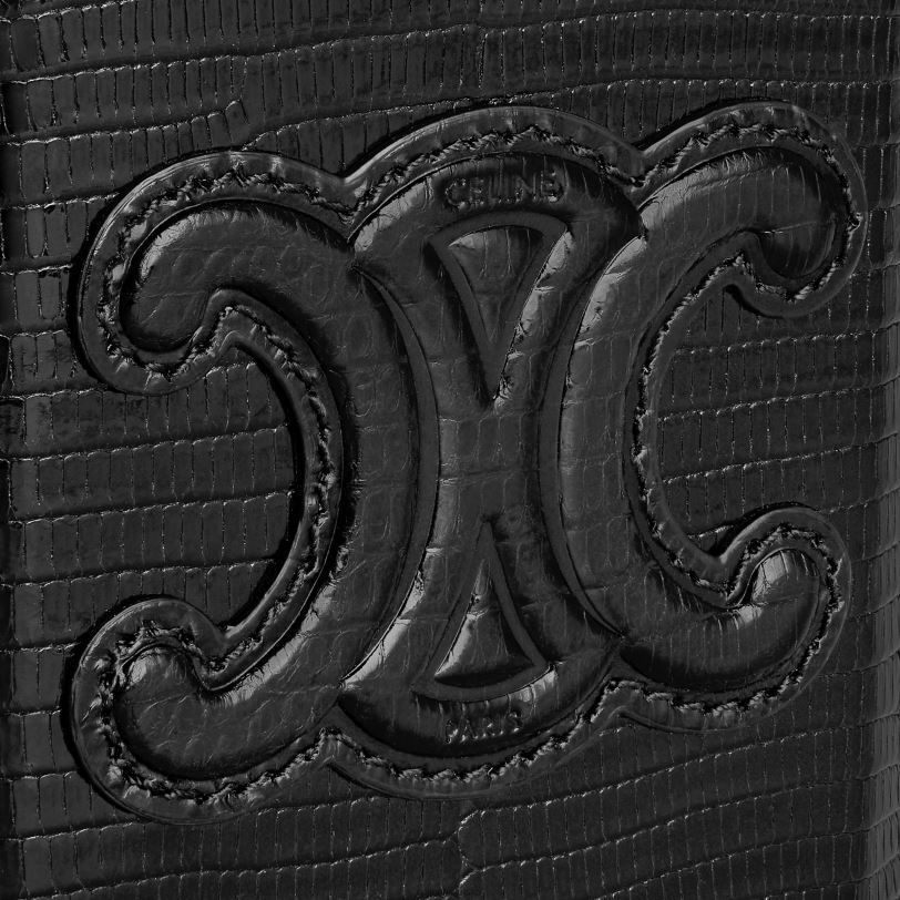 CELINE žene lock bag cuir triomphe u gušteru 3WED6213 pribor crno