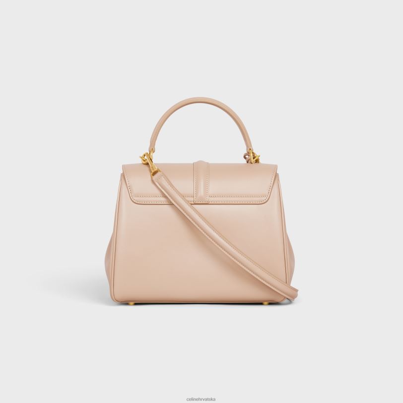 CELINE žene mala 16 torba od satinirane teleće kože 3WED6126 pribor gola