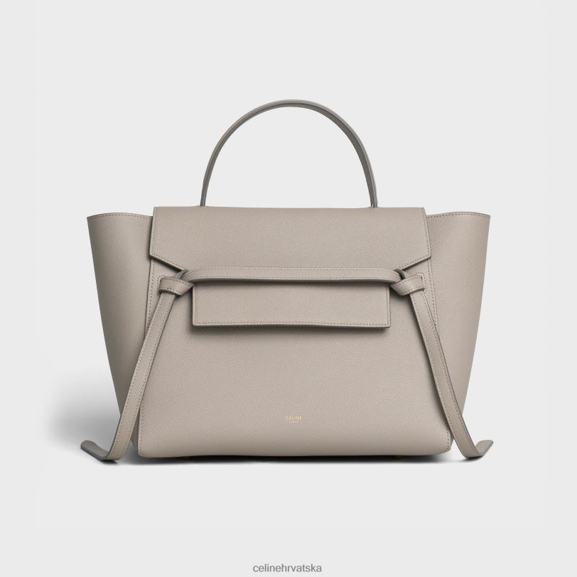 CELINE žene mini torbica za pojas od zrnaste teleće kože 3WED6263 pribor svijetlo taupe