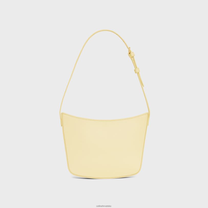 CELINE žene srednja croque torba od sjajne teleće kože 3WED6295 pribor sunčeva svjetlost