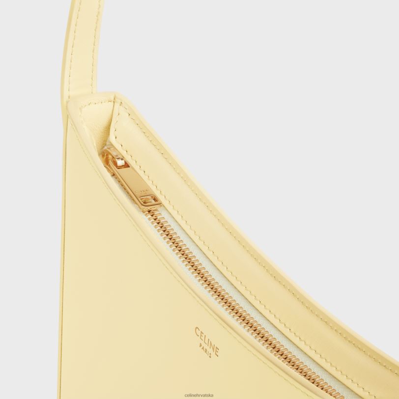 CELINE žene srednja croque torba od sjajne teleće kože 3WED6295 pribor sunčeva svjetlost