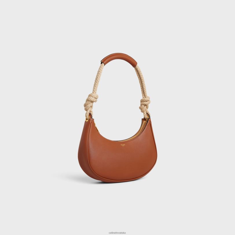CELINE žene srednje ava uže od glatke teleće kože 3WED6157 pribor preplanuli ten