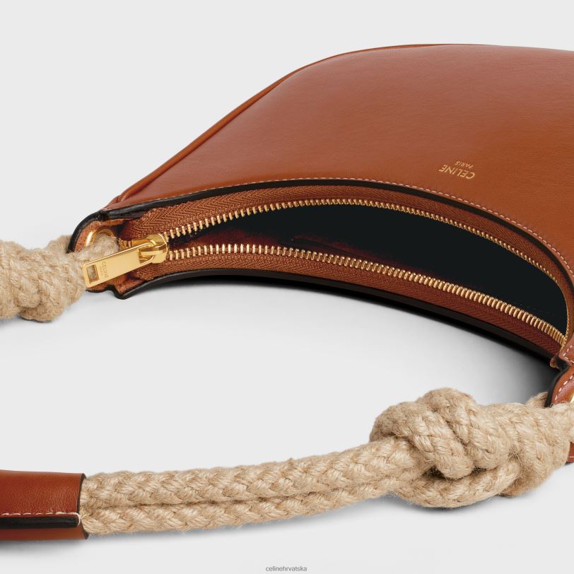 CELINE žene srednje ava uže od glatke teleće kože 3WED6157 pribor preplanuli ten