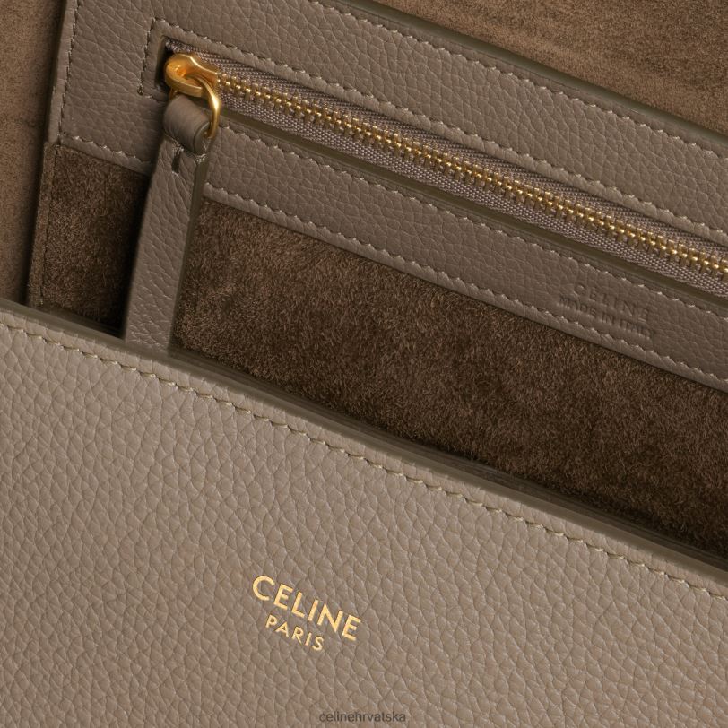 CELINE žene srednji cabas fantom od meke zrnaste teleće kože 3WED6255 pribor tupe