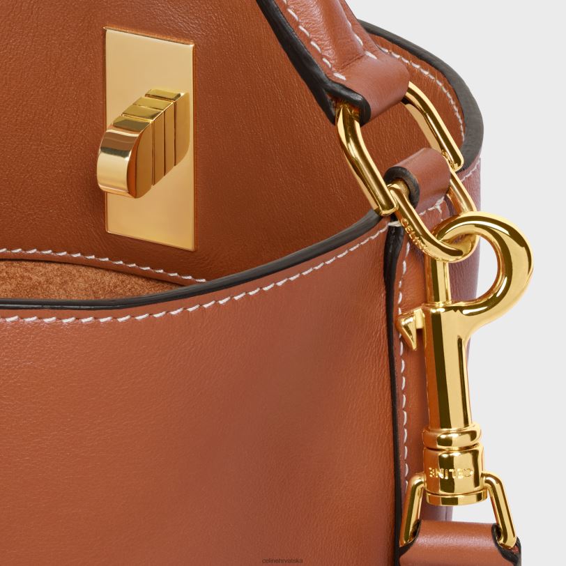 CELINE žene teen bucket 16 od glatke teleće kože 3WED6148 pribor preplanuli ten