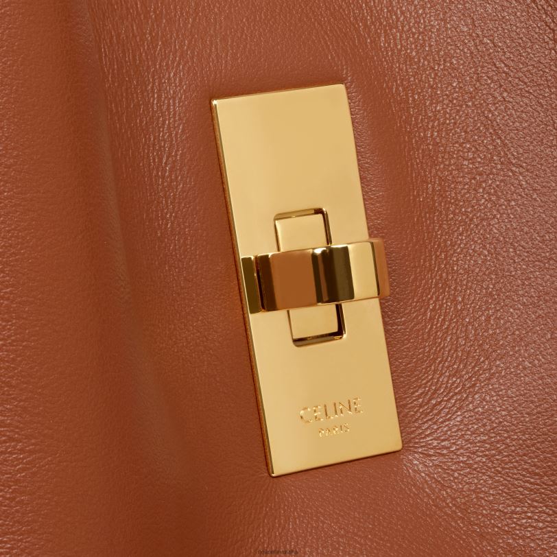 CELINE žene teen bucket 16 od glatke teleće kože 3WED6148 pribor preplanuli ten